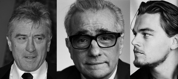 Robert De Niro Martin Scorsese Leonardo DiCaprio