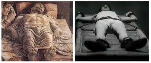 La scena finale di Mamma Roma di Pier Paolo Pasolini ricorda Il Cristo Morto di Andrea Mantegna 1