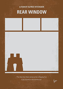 no238 my rear window minimal movie poster chungkong art 1