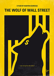 no338 my wolf of wallstreet minimal movie poster chungkong art 1