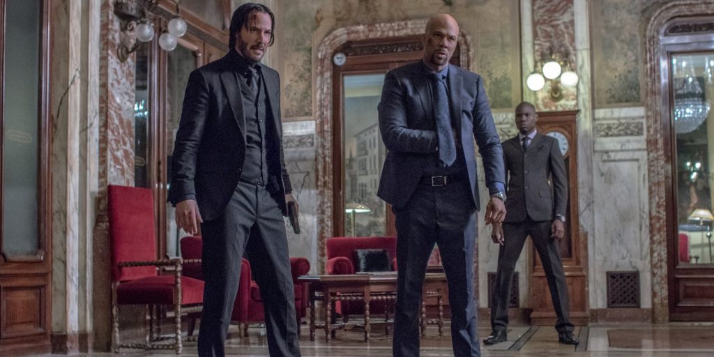 Keanu Reeves and Common in John Wick Chapter 2