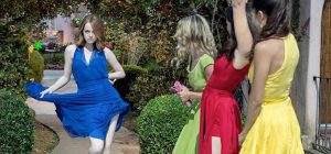 lalaland emmastone bluedress dance