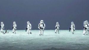 rogue one star wars story deleted scenes storm troopers in ocean 218470