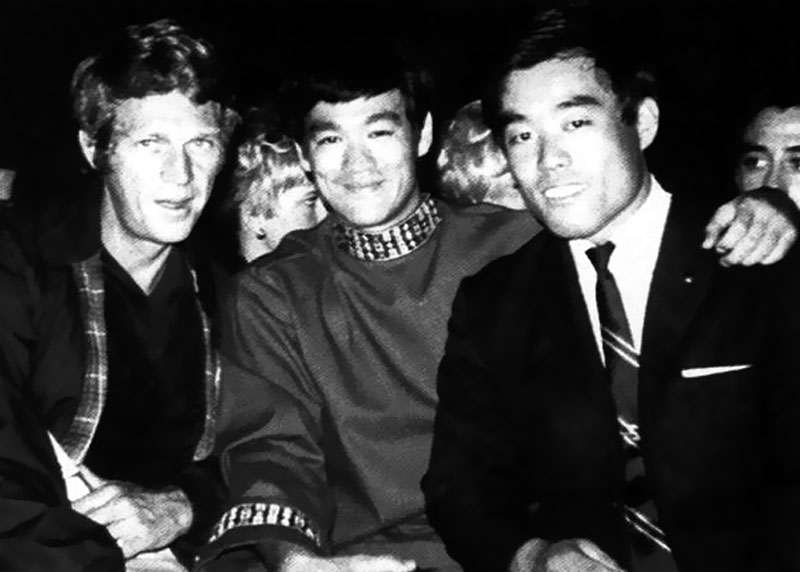 Steve McQueen and Bruce Lee