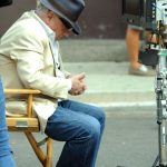 Martin Scorsese sul set di The Irishman