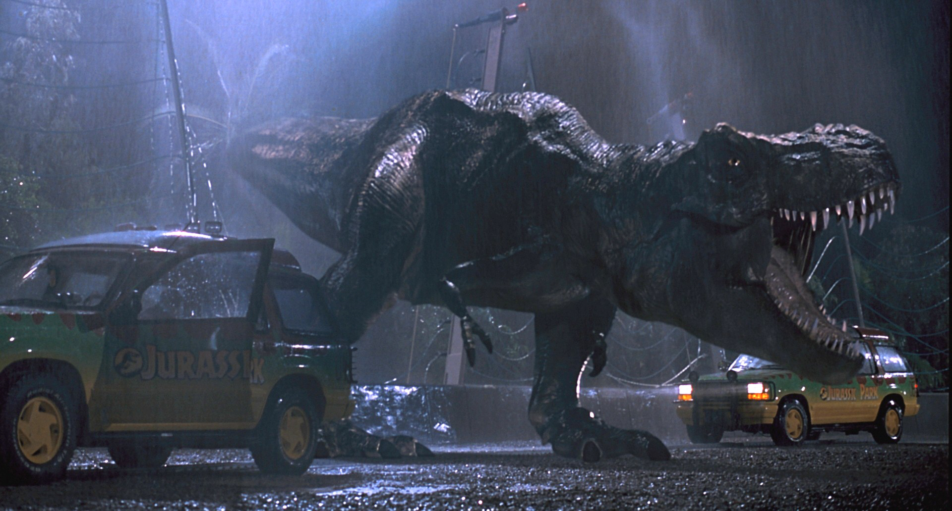 T-Rex in Jurassic Park