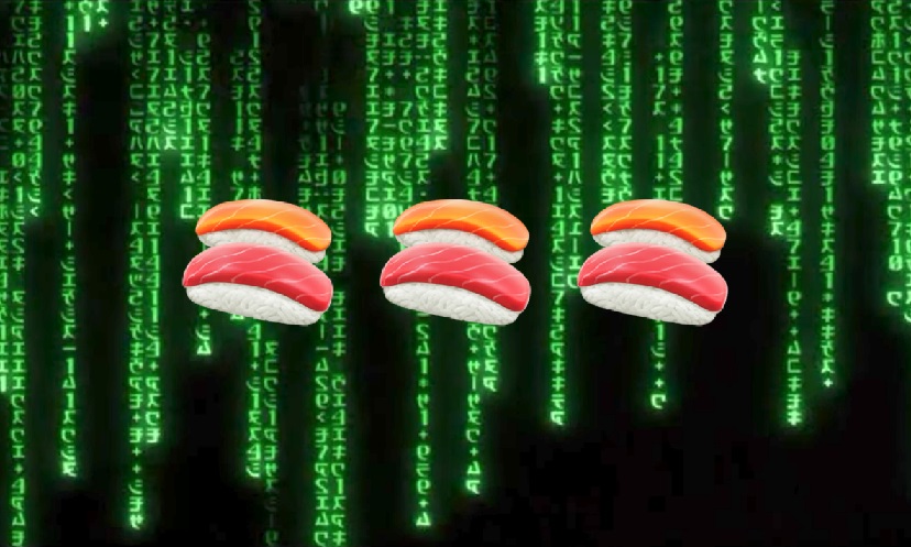 31 matrix sushi emoji overlay YouTube