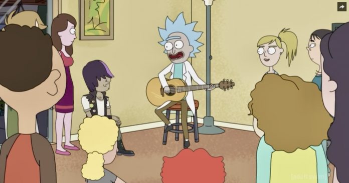 Rick and Morty è una serie animata di Netflix, in cui la colonna sonora, composta da Ryan Elder, cerca di riprodurre bizzarri e originali suoni alieni.