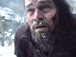 Leonardo DiCaprio in The Revenant