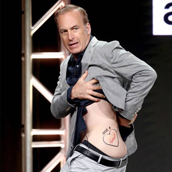 1532842971 Bob Odenkirk Flashes Better Call Saul Butt Tattoo Amid Season 5 Announcement