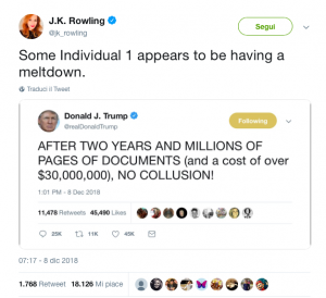 rowling blast twitter