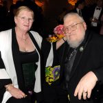 George R.R. Martin e sua moglie Parris