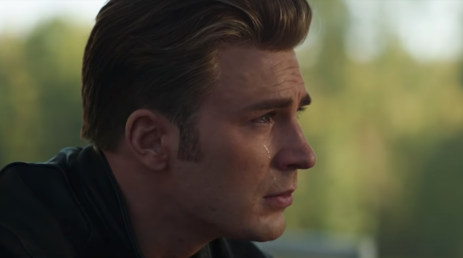 Captain America piange in Avengers: Endgame