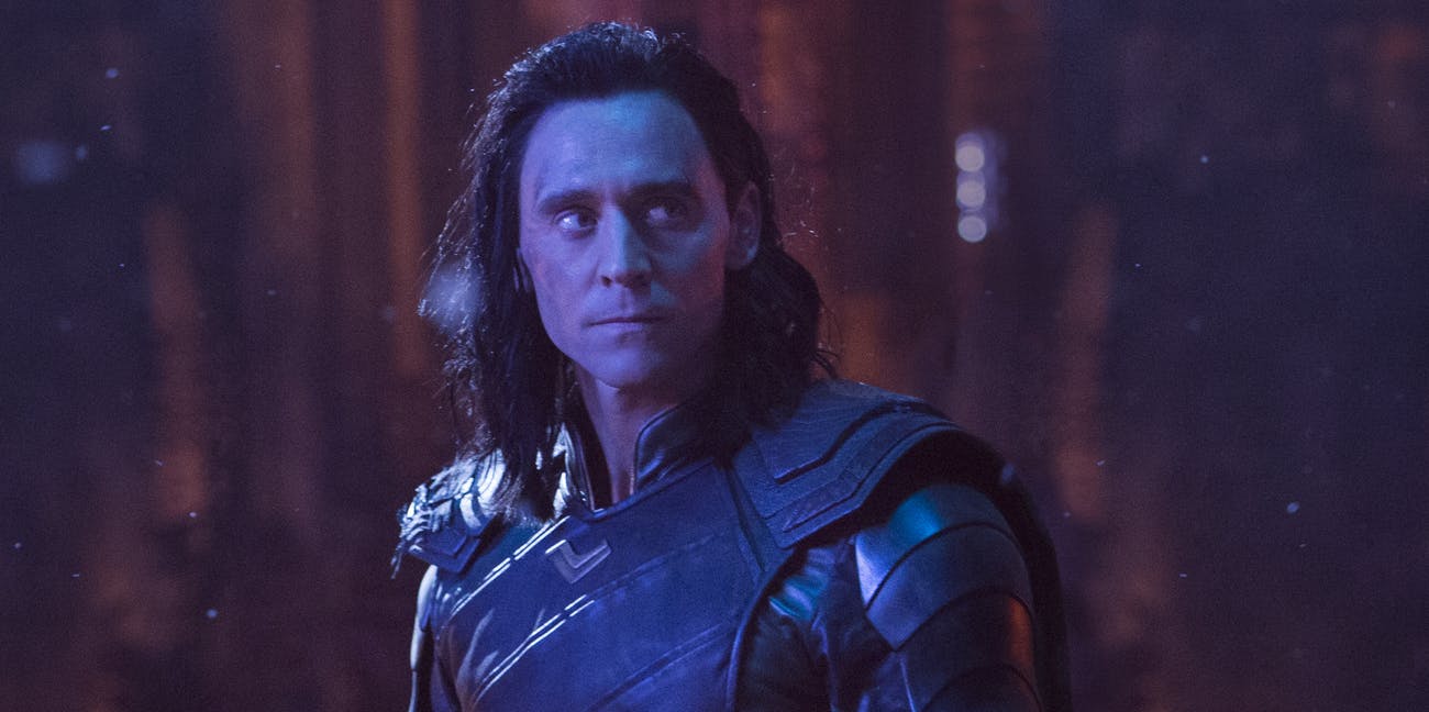 tom hiddleston as loki in avengers infinity war 2018