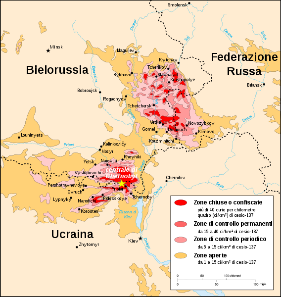 zona di alienazione a Chernobyl oggi