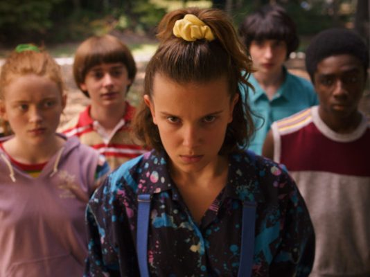 I giovani protagonisti di stranger things