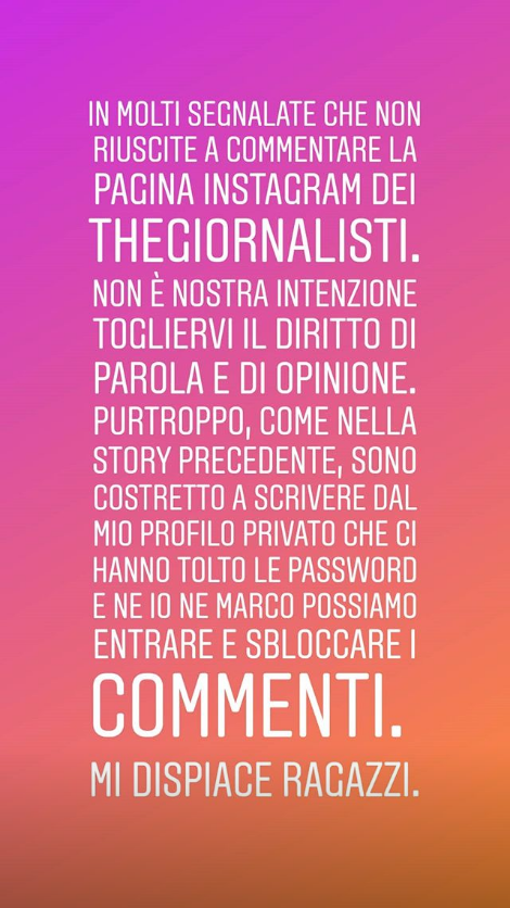 thegiornalisti tommaso paradiso password instagram