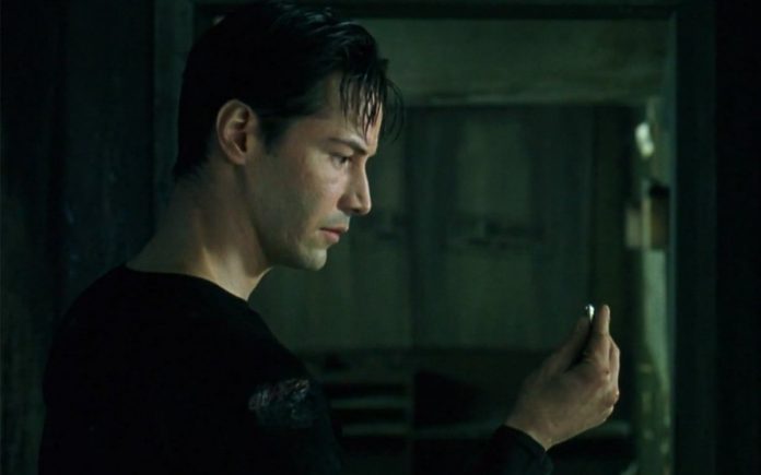 Keanu Reeves in Matrix del 1999