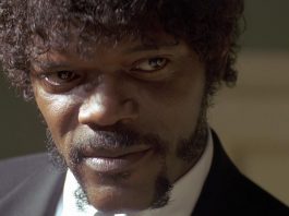 samuel L. Jackson nel film di Quentin Tarantino Pulp Fiction
