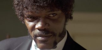 samuel L. Jackson nel film di Quentin Tarantino Pulp Fiction