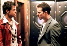 Brad Pitt ed Edward Norton insieme in Fight Club