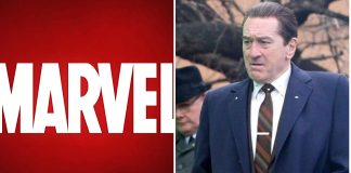 Robert De Niro e il logo Marvel