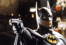 Bruce Wayne/Batman di Michael Keaton