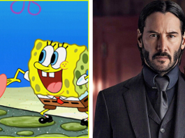 Keanu Reeves nel trailer di SpongeBob