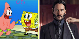 Keanu Reeves nel trailer di SpongeBob