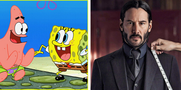 Keanu Reeves nel trailer di SpongeBob