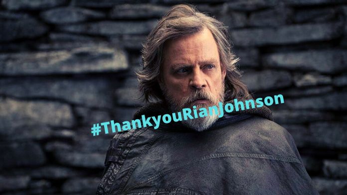 ThankyouRianJohnson - Luke Skywalker