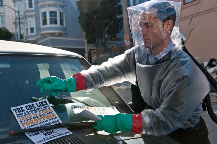 Jude Law in Contagion Coronavirus