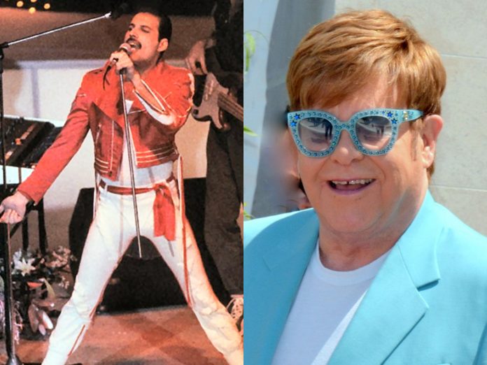 freddie mercury, elton john