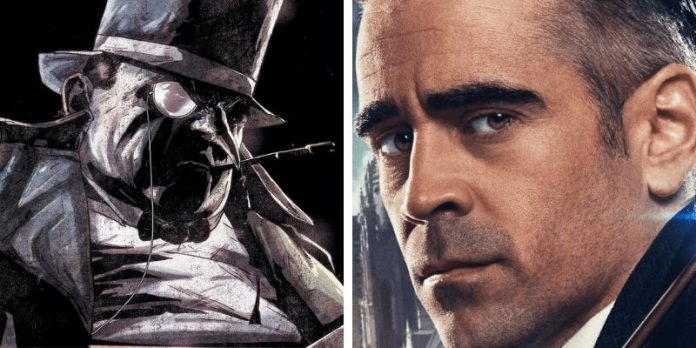 Il Pinguino Colin Farrell in The Batman