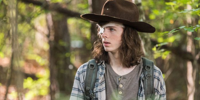 Carl in The Walking Dead