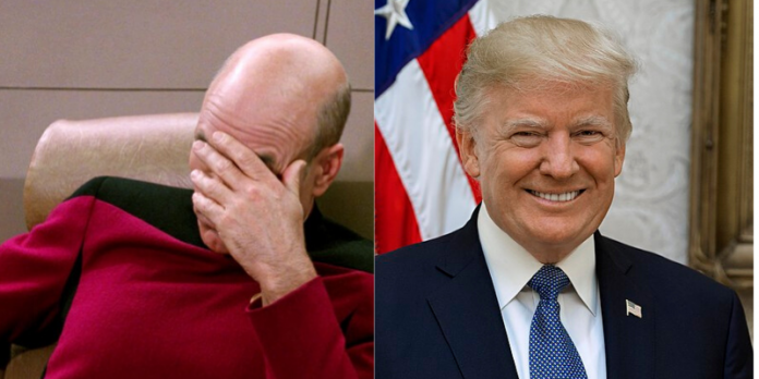 trump, logo star trek