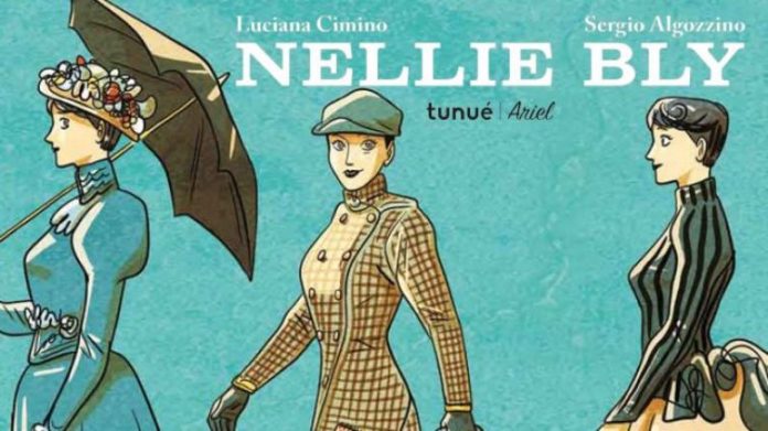 Nellie Bly: particolare della copertina