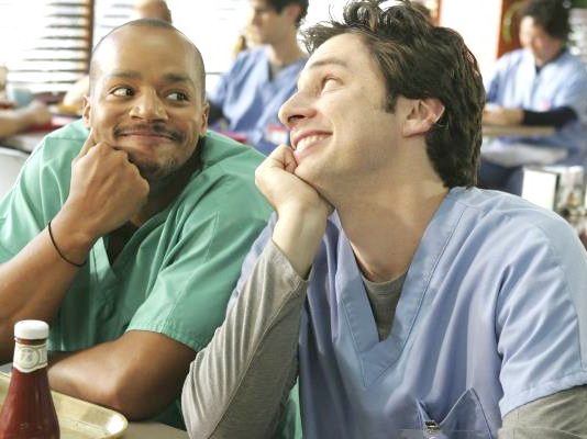 scrubs, turk, jd zach braff, donald faison, scrubs sequel