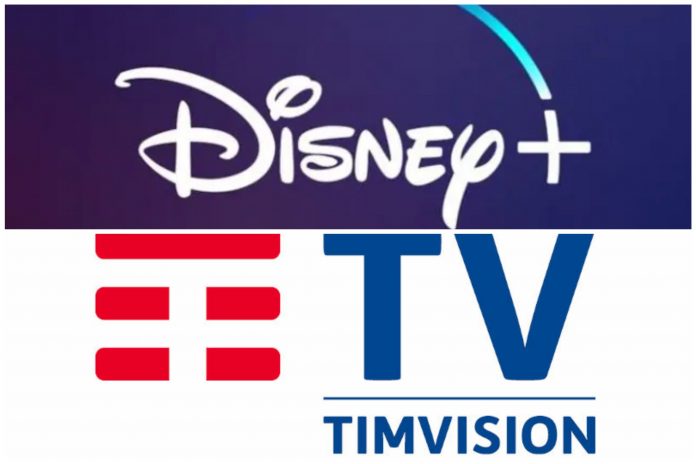 i loghi disney plus e timvision