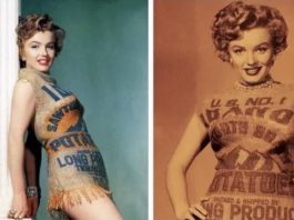 Marilyn Monroe nelle iconiche fotografie.
