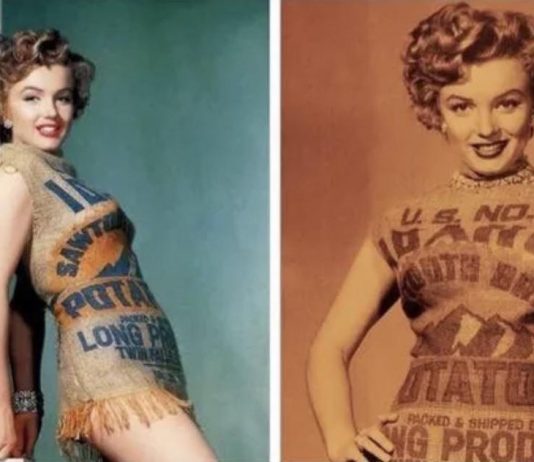 Marilyn Monroe nelle iconiche fotografie.