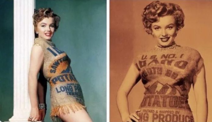 Marilyn Monroe nelle iconiche fotografie.