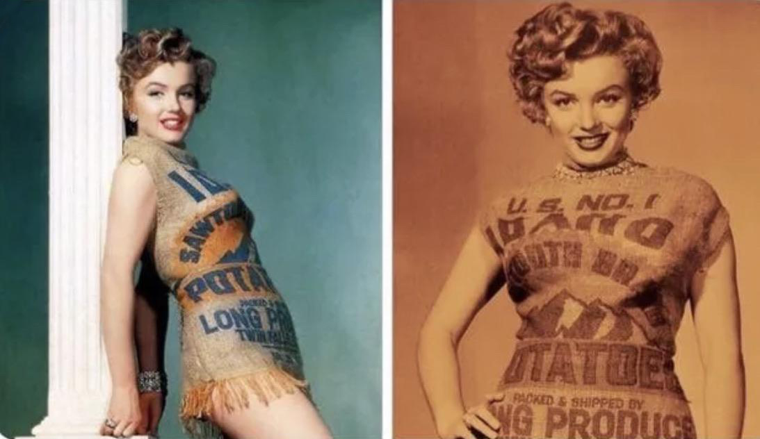 Marilyn Monroe nelle iconiche fotografie. 