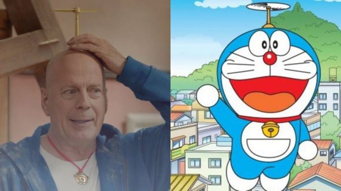 Bruce Willis e Doraemon
