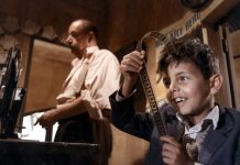 Una scena di Nuovo Cinema Paradiso