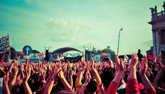 La musica che gira - Immagine tratta dal concerto del Primo Maggio