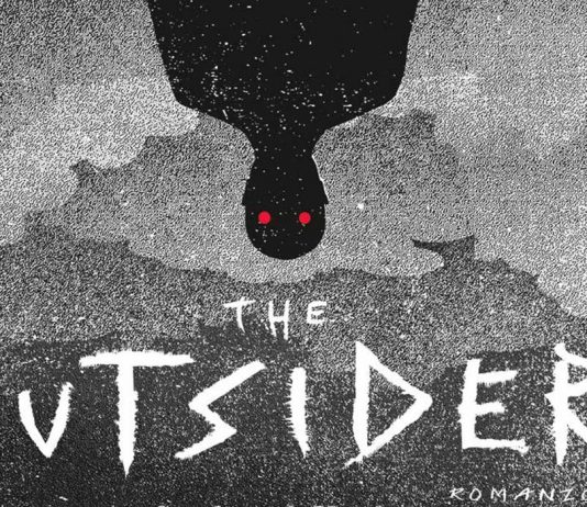 the outsider, particolare di copertina