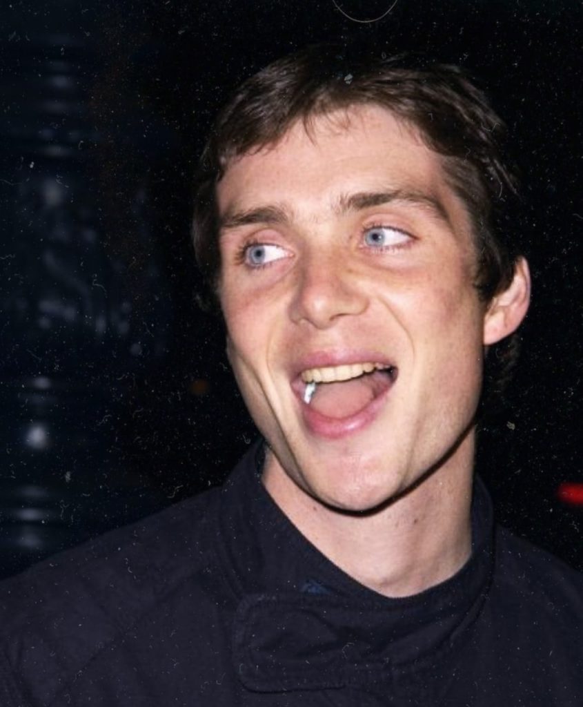 Cillian Murphy in  una foto da ragazzo