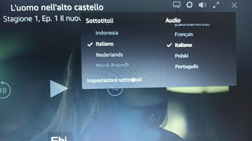 Aggiornamento Prime Video