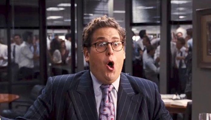 Jonah hill, the wolf of wall street